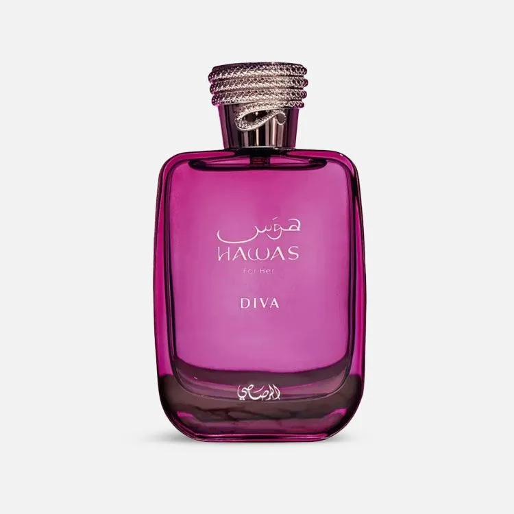 عطر رصاصي حواس ديفا أو دو بارفان 100 مل