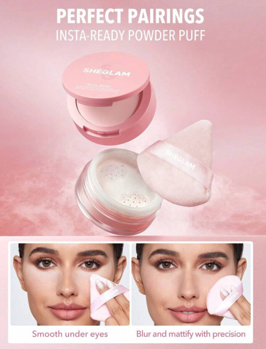 اسفنجه بف- Sheglam powder puff