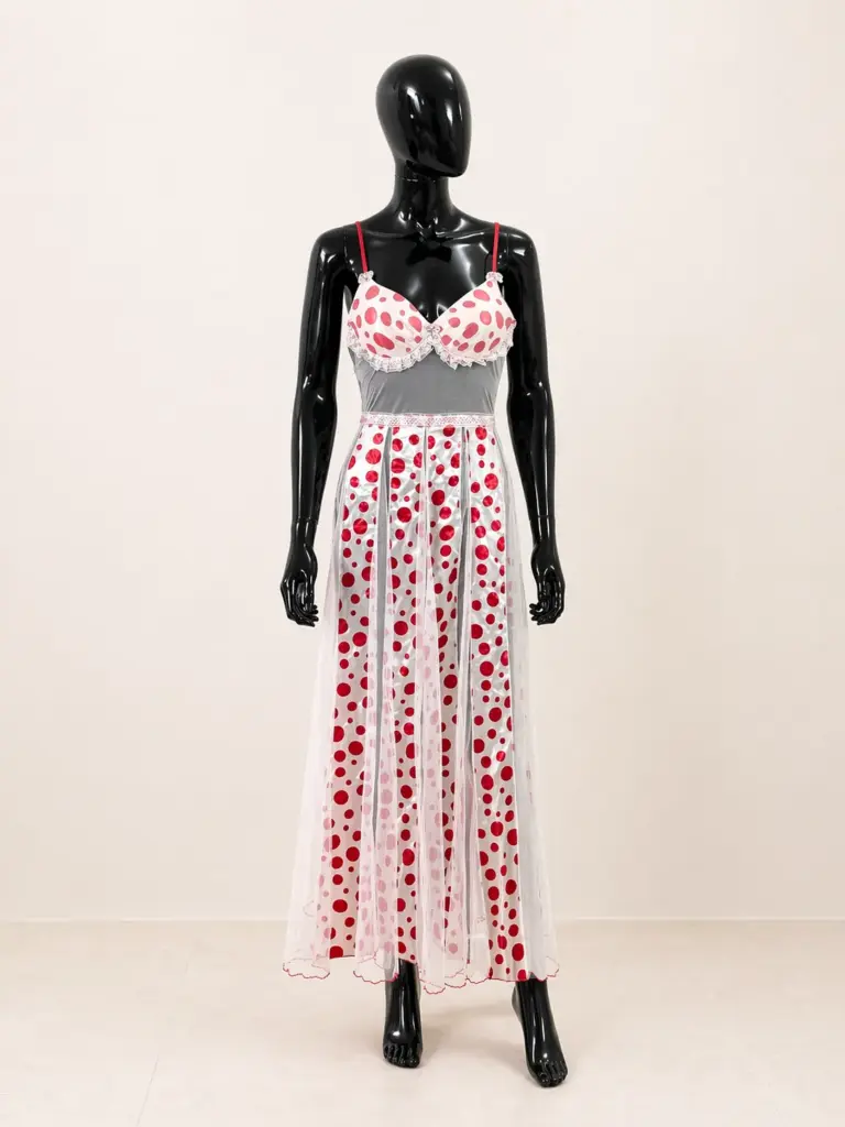 فستان "Red Polka Romance"