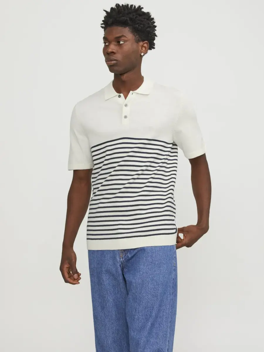 JJEEMIL KNIT POLO S/S SN