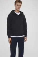 Technical Fabric Hooded Sweatshirt