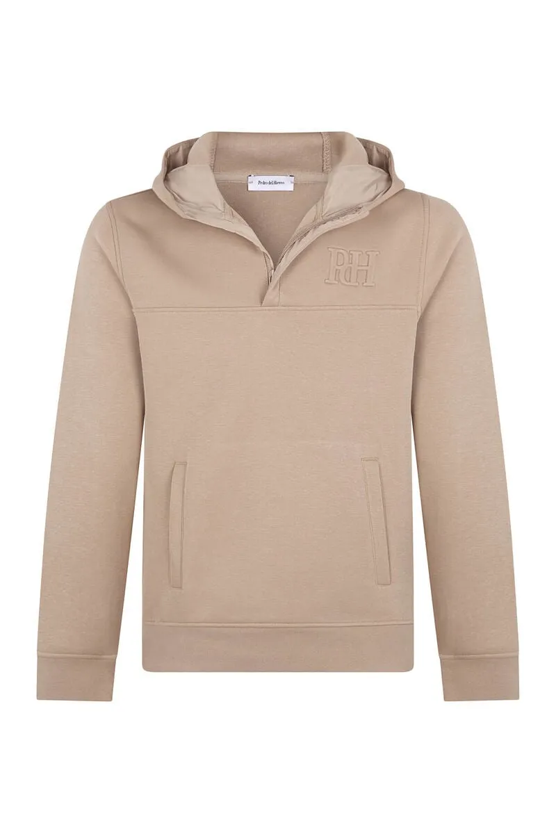 Technical Fabric Hooded Sweatshirt
