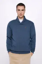 Tuxedo collar jersey