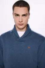 Tuxedo collar jersey