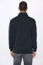Tuxedo collar jersey