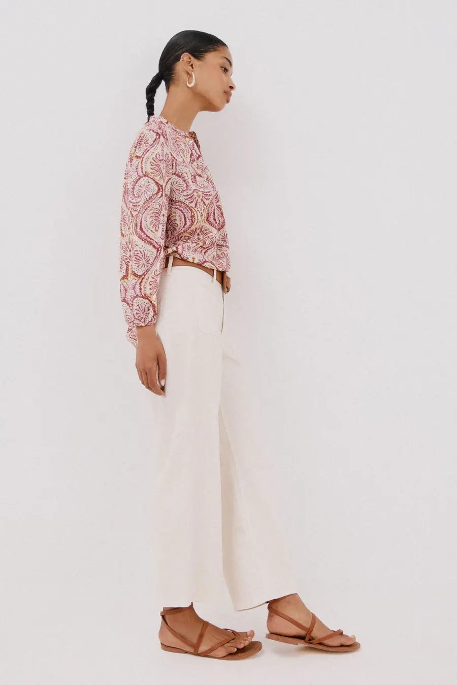 Front yoke blouse