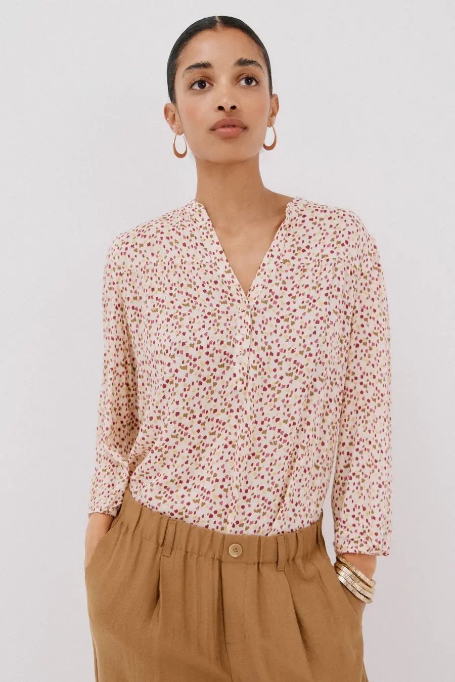 Front yoke blouse