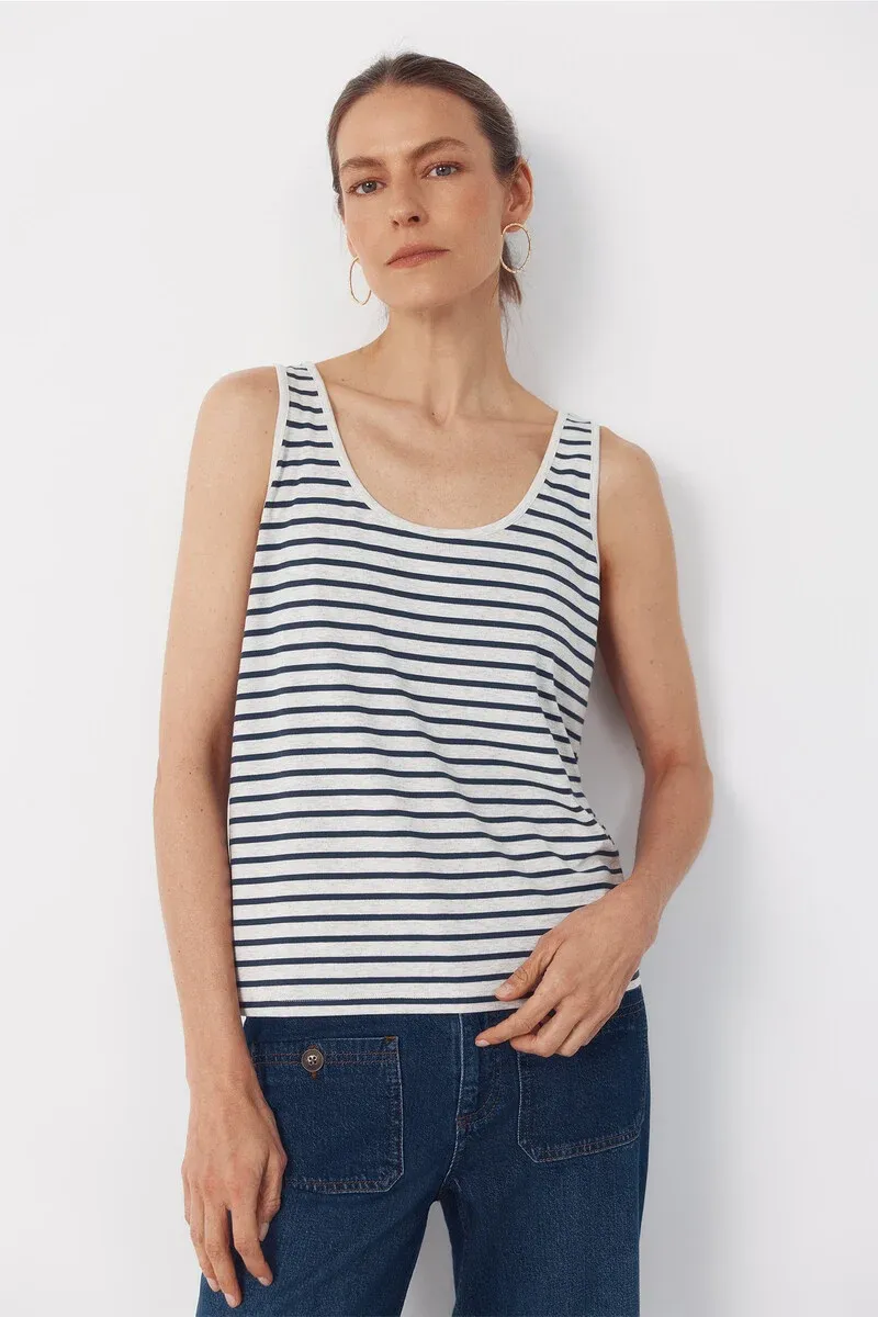 Striped tank top