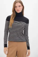 Bicolor Striped Sweater