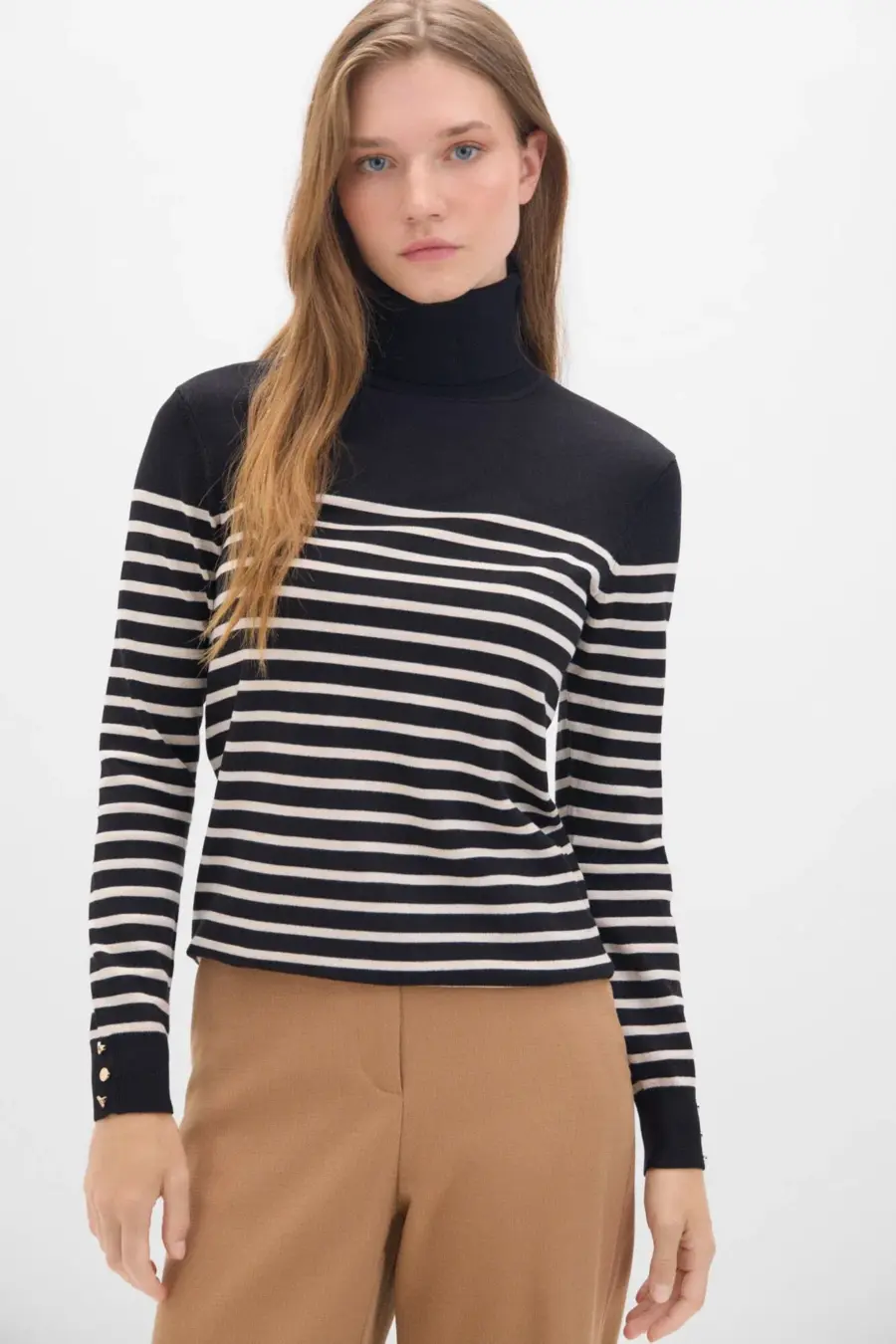 Bicolor Striped Sweater