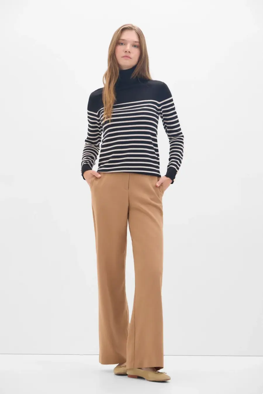 Bicolor Striped Sweater