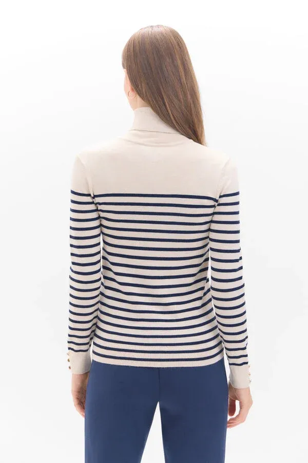 Bicolor Striped Sweater