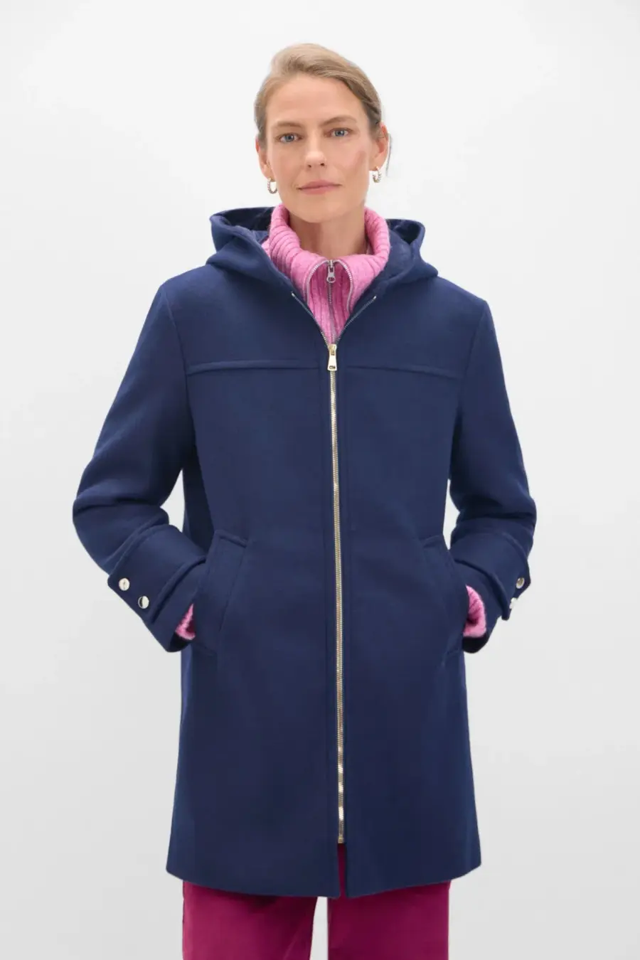Hooded Trench Coat