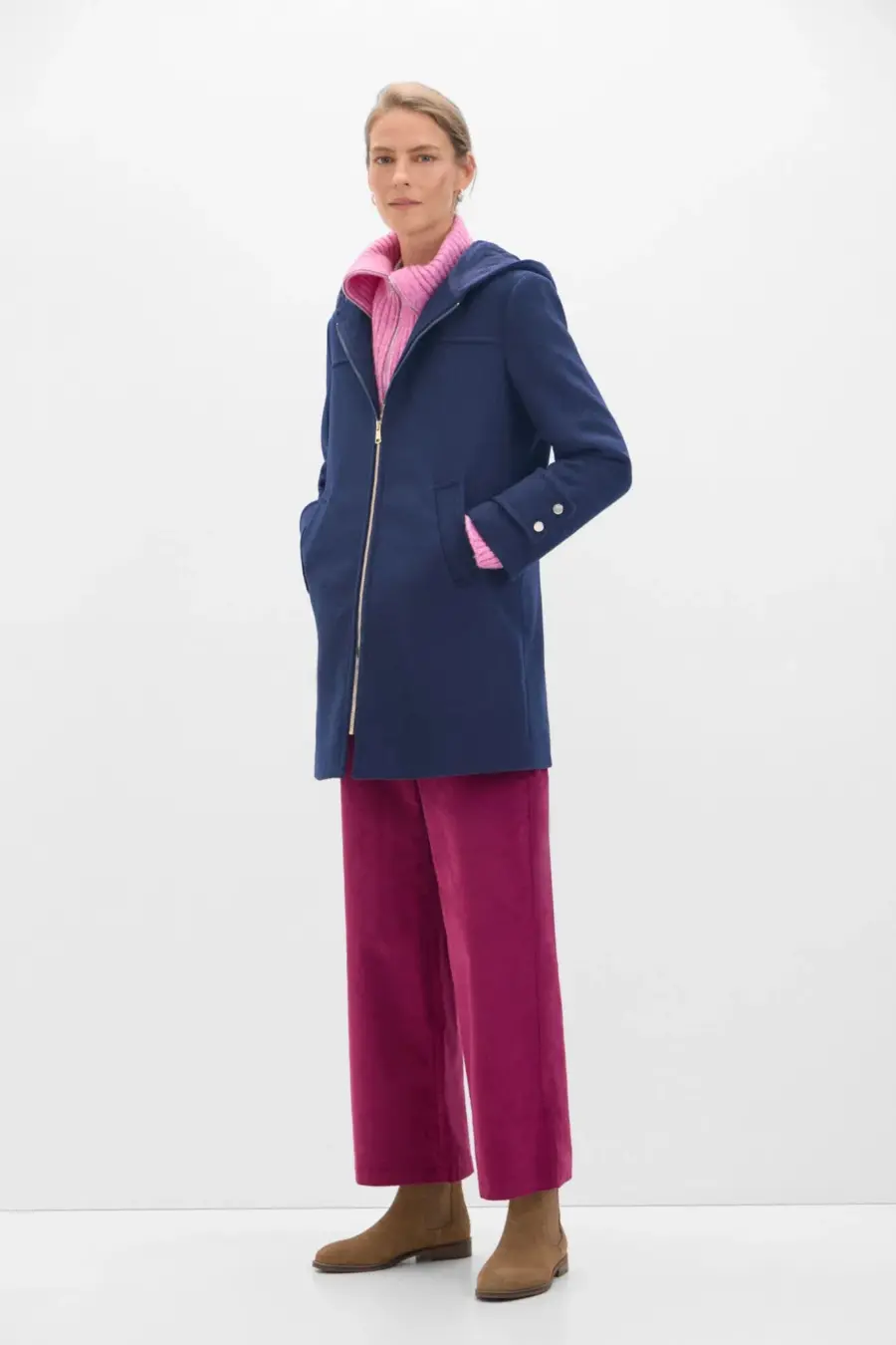 Hooded Trench Coat