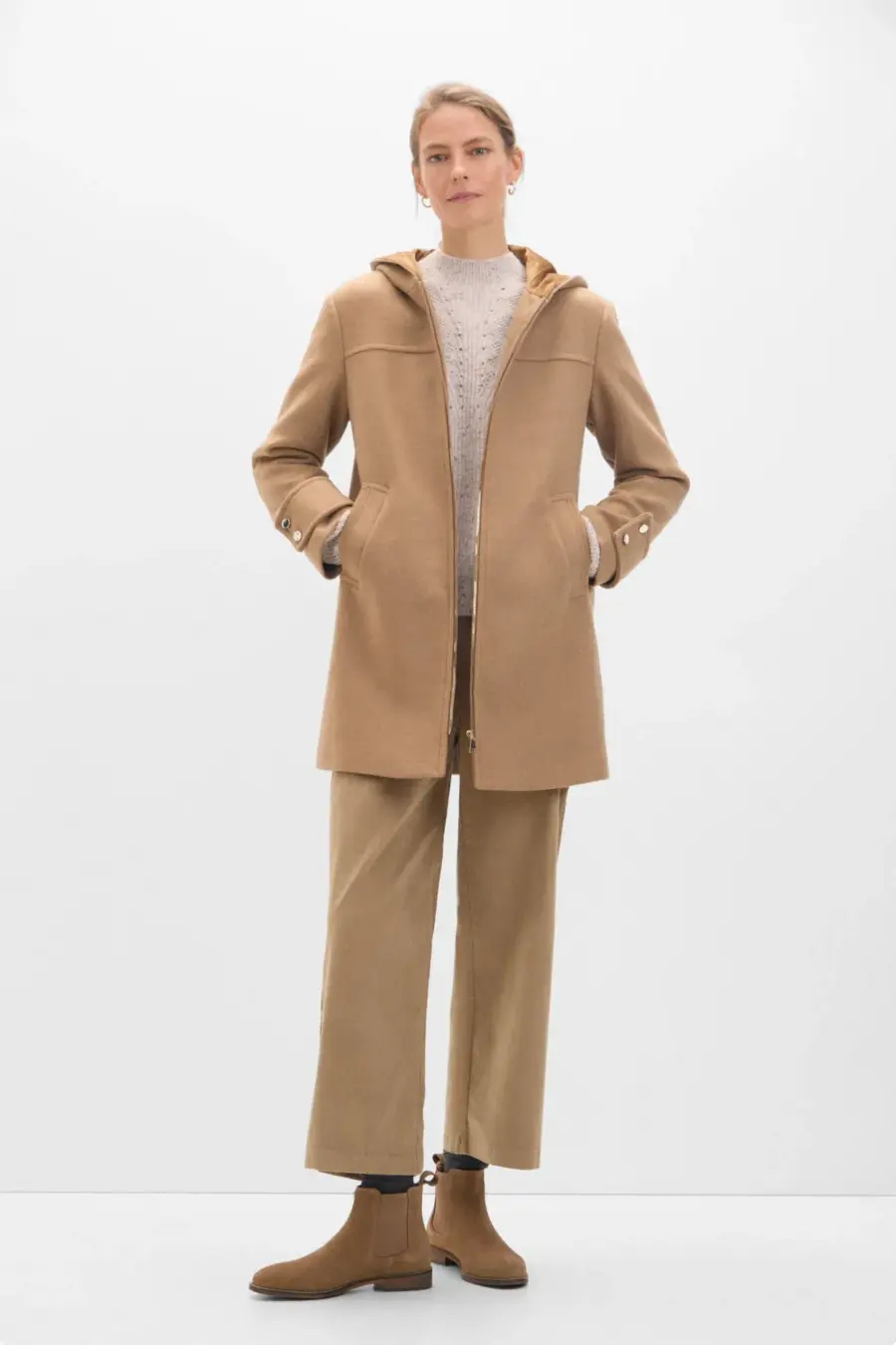 Hooded Trench Coat
