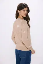 Lurex star sweater