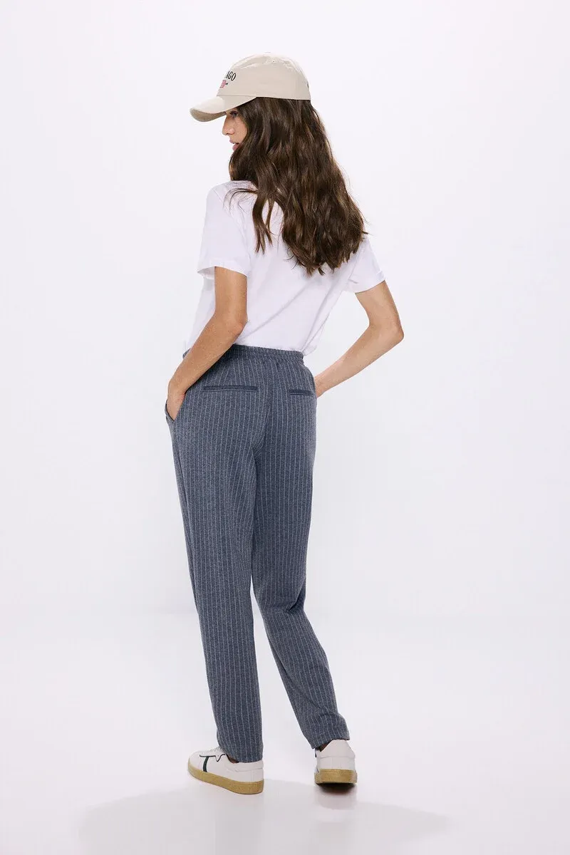 Circular knit jogger pants