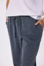 Circular knit jogger pants