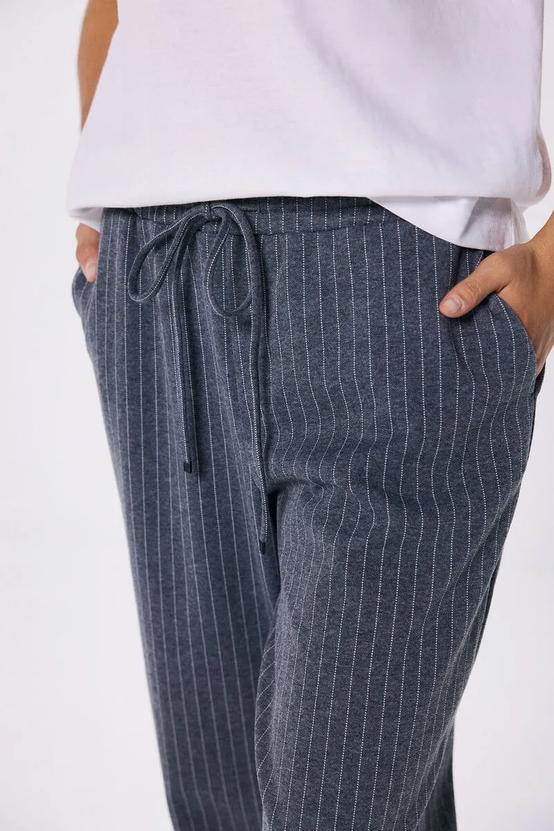 Circular knit jogger pants