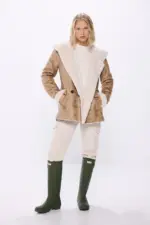 Double-sided double-breasted coat