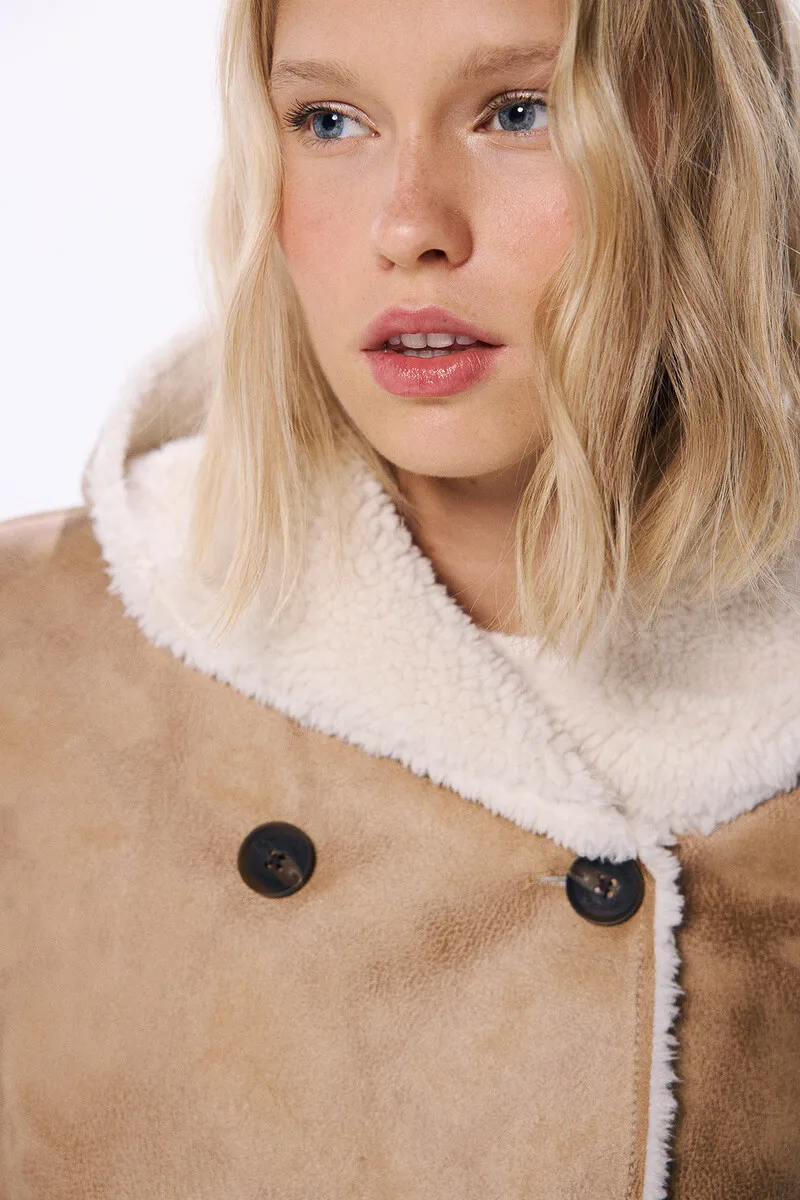 Double-sided double-breasted coat