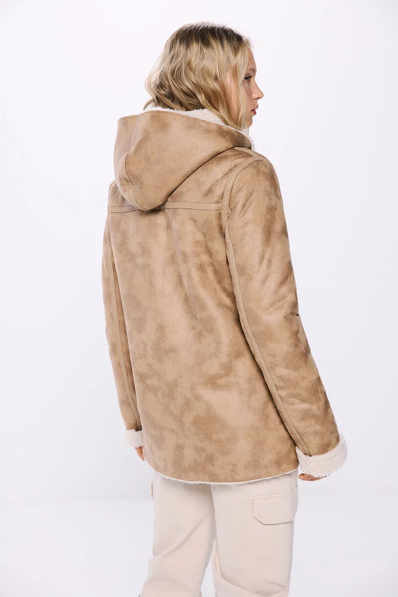 Double-sided double-breasted coat