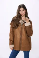 Double-sided hooded coat