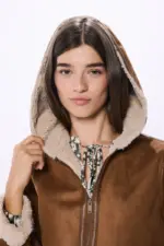 Double-sided hooded coat