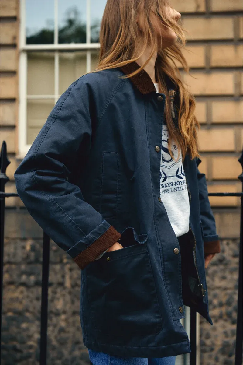 Waxed parka