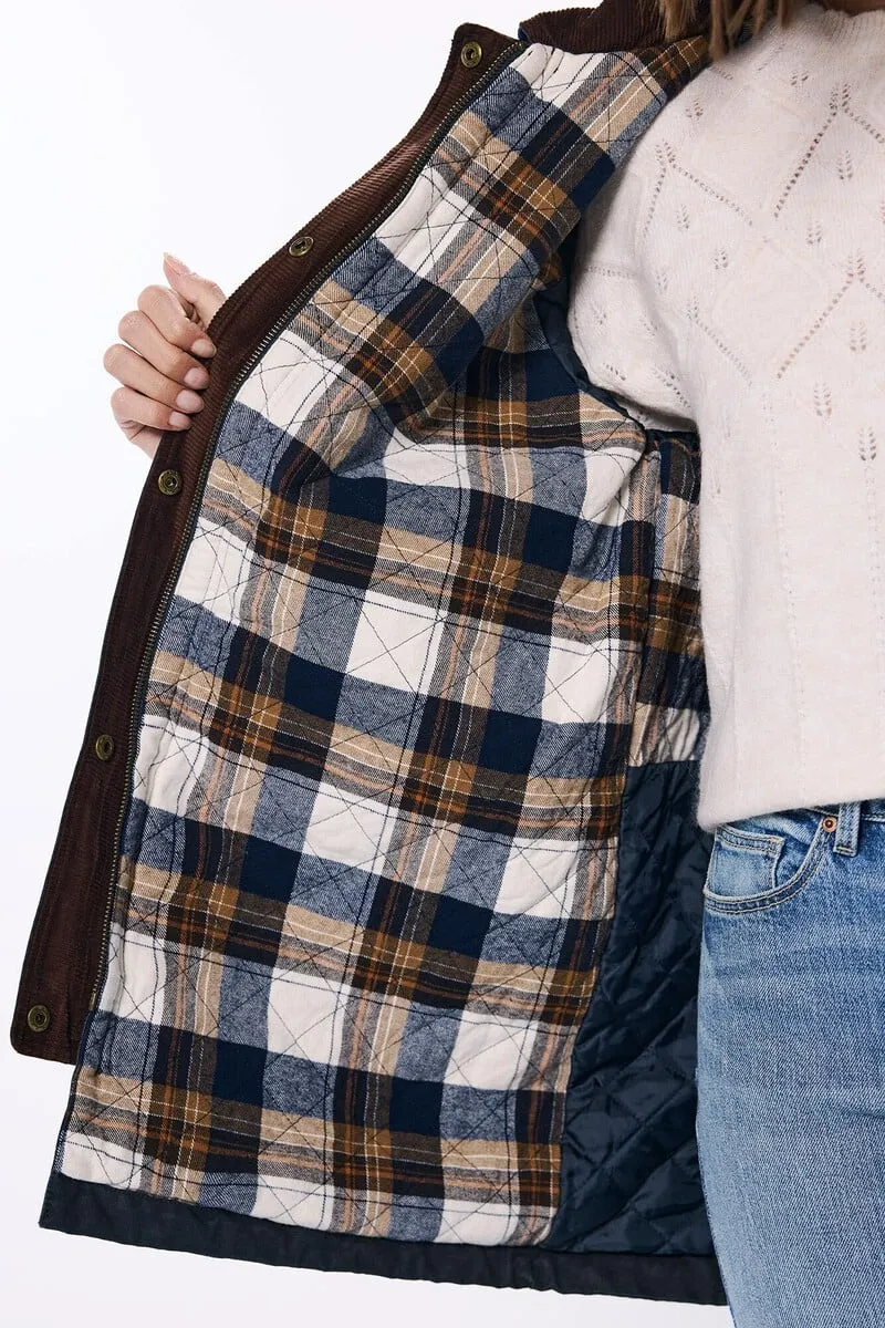 Waxed parka
