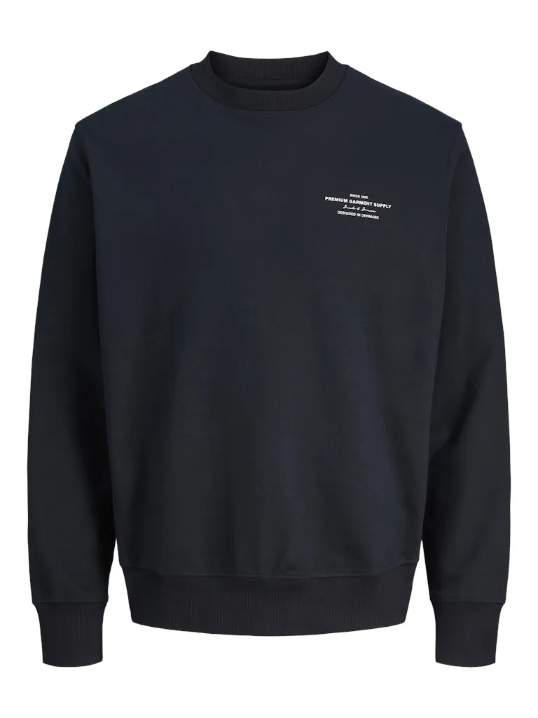 JPRBLACHAD BRANDING SWEAT CREW NECK LN