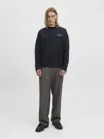 JPRBLACHAD BRANDING SWEAT CREW NECK LN