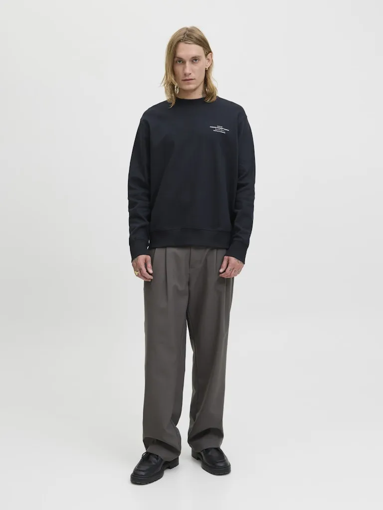 JPRBLACHAD BRANDING SWEAT CREW NECK LN