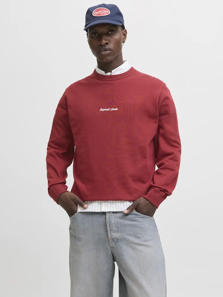 JORNORREBRO EMB SWEAT CREW NOOS