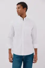 Plain Oxford shirt