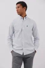 Candle stripe oxford shirt