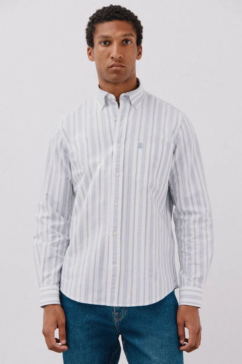 Striped Oxford shirt