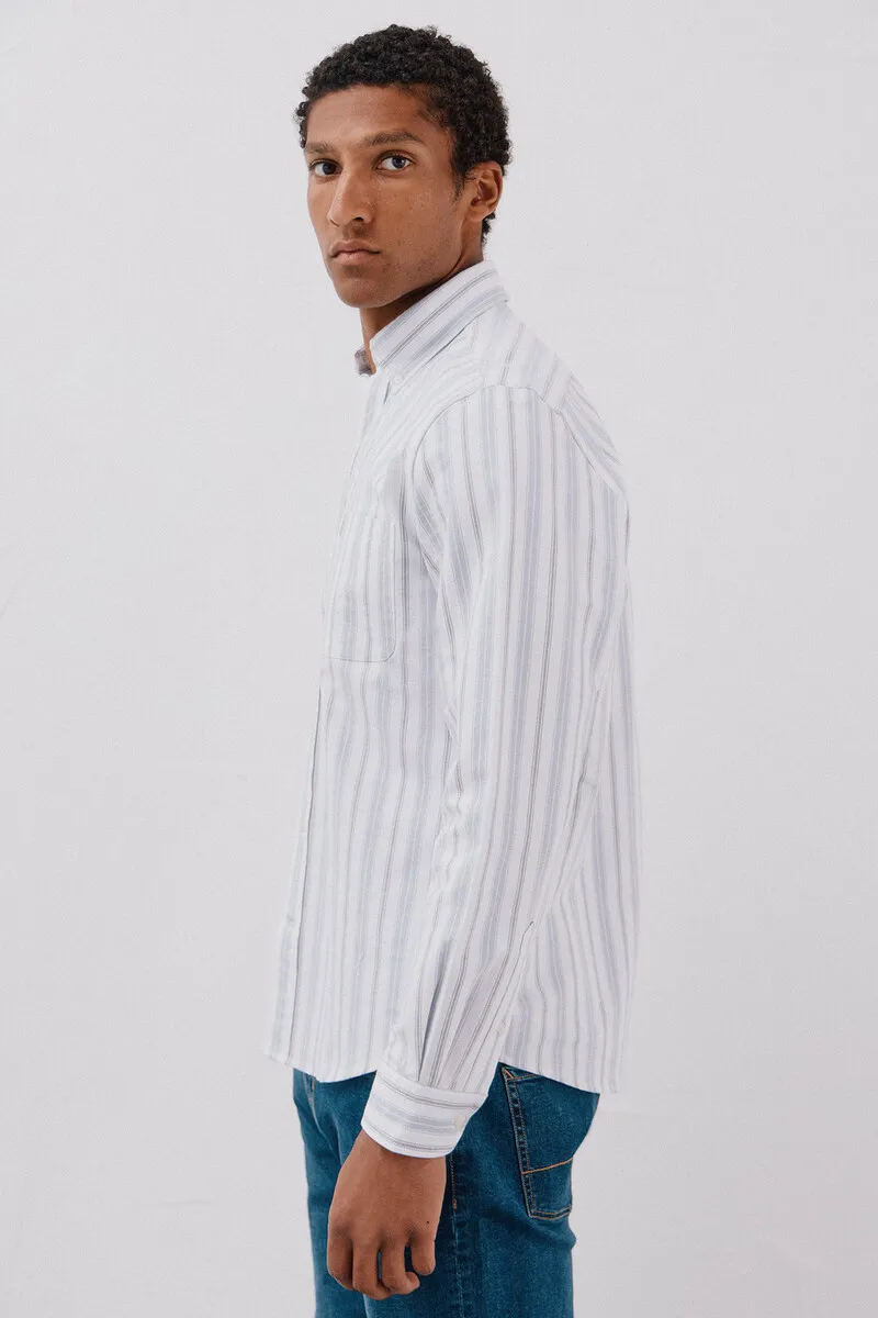 Striped Oxford shirt