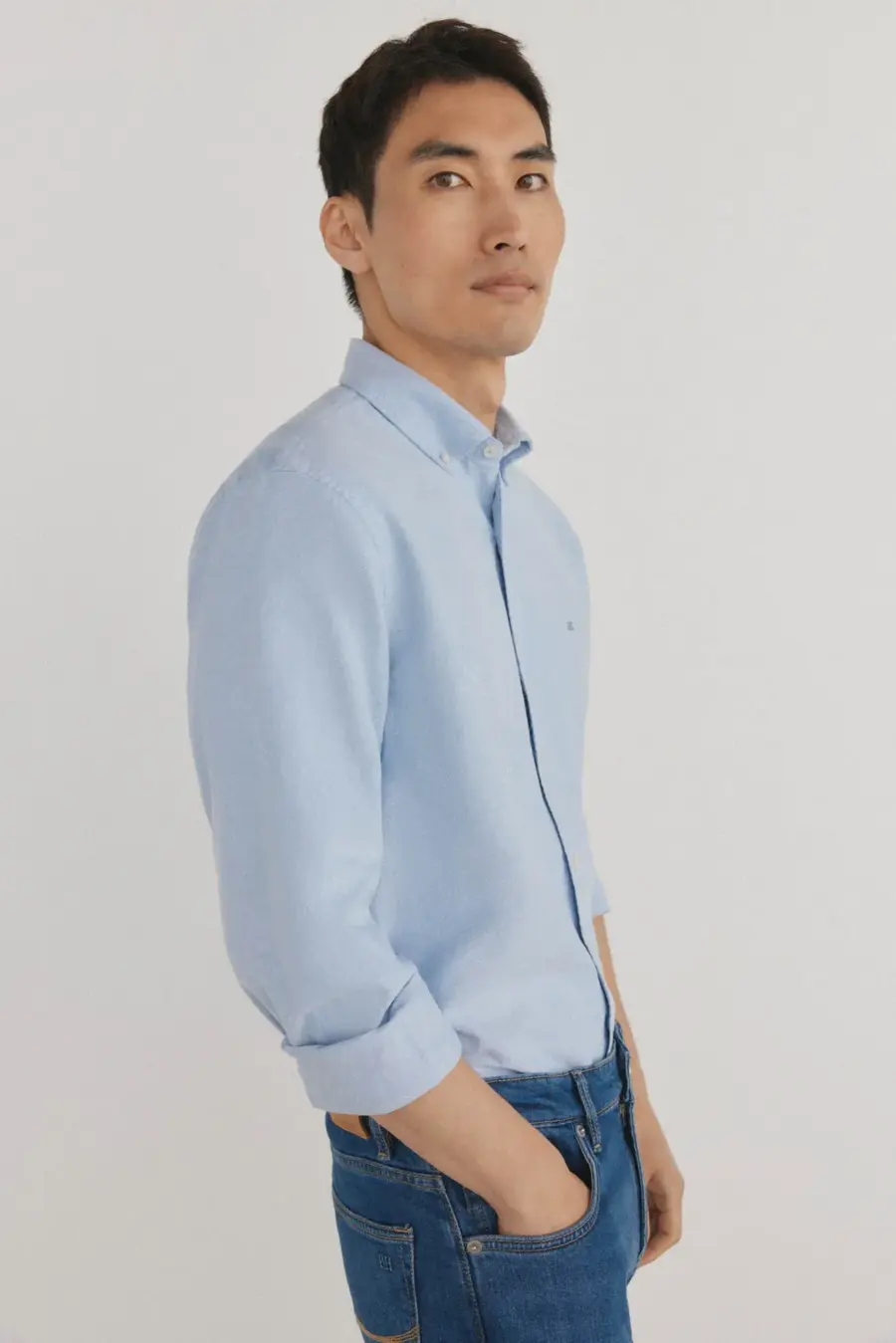 Iconic plain oxford shirt