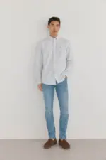 Iconic striped Oxford shirt