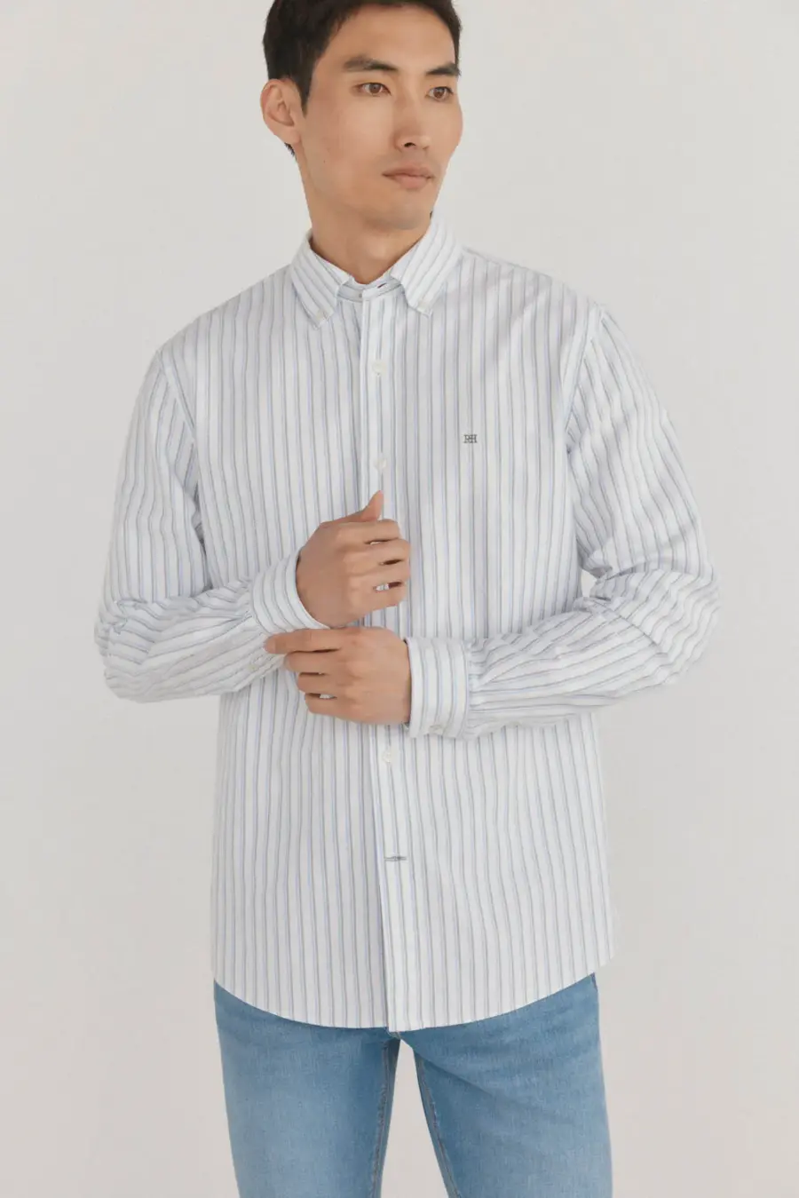 Iconic striped Oxford shirt