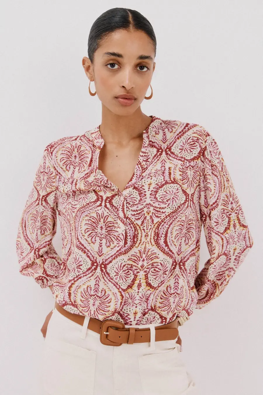 Front yoke blouse