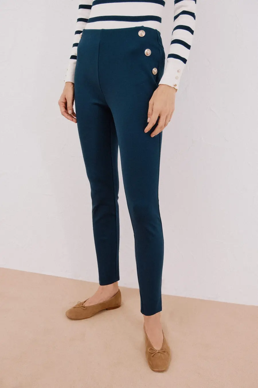 Women's jersey-knit leggings