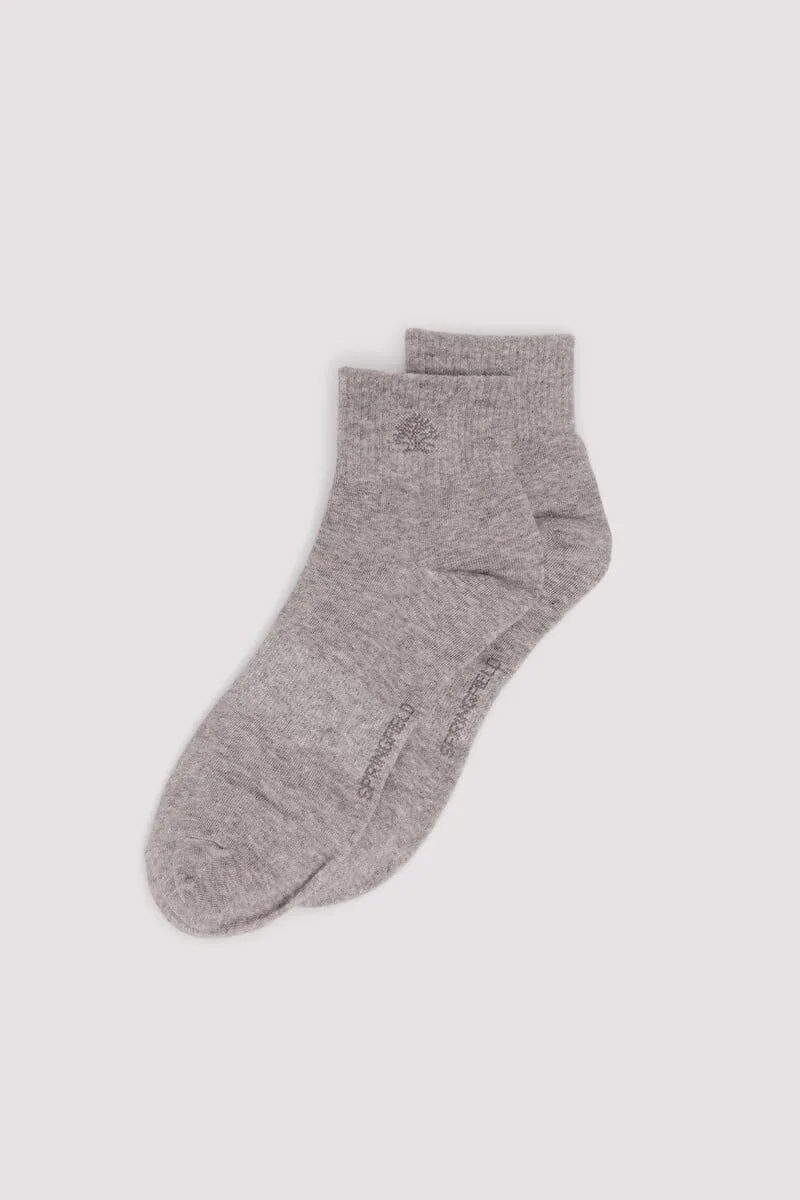 Ribbed ankle sports sock
