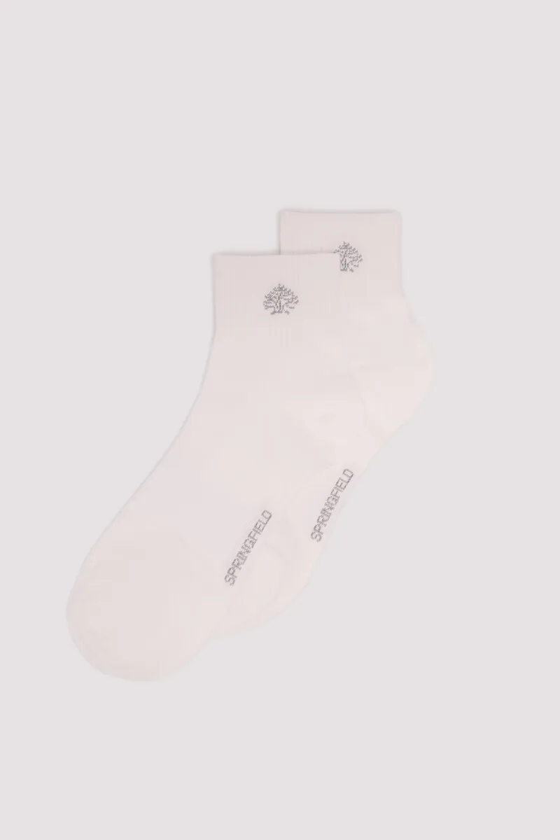 Ribbed ankle sports sock
