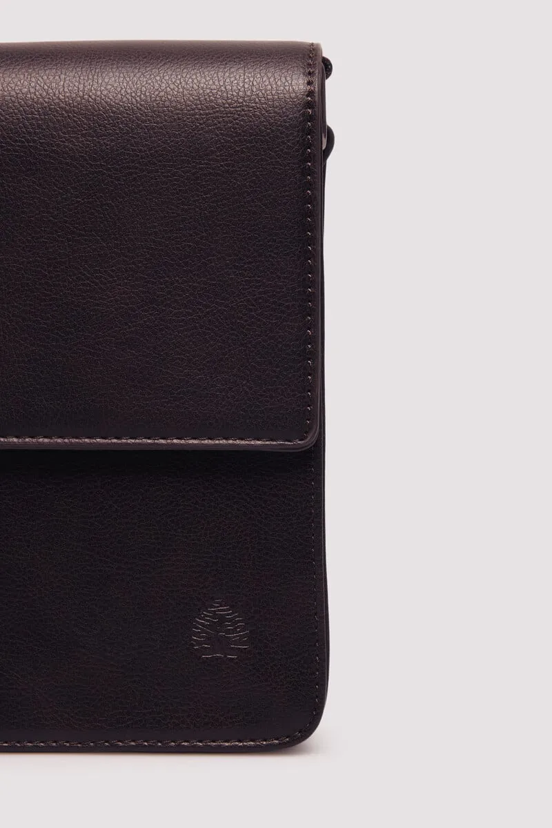 Small brown crossbody bag