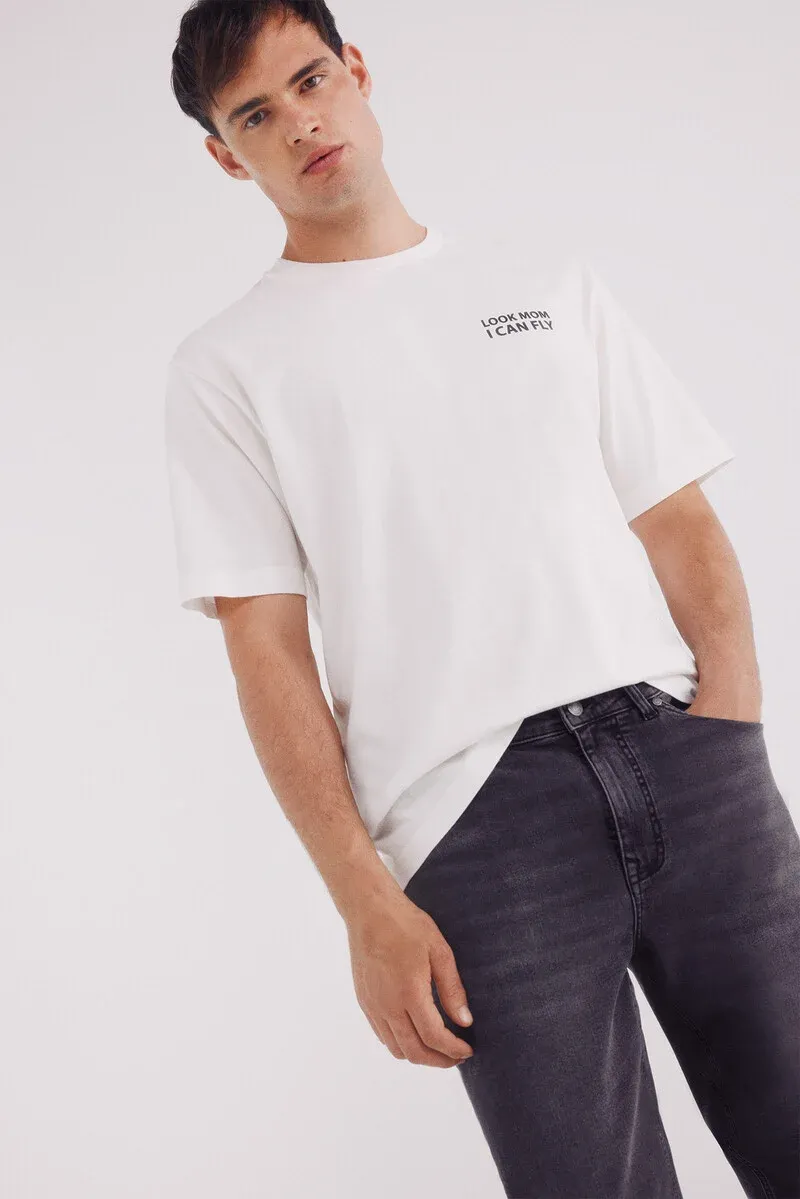 Dark gray slim fit jeans