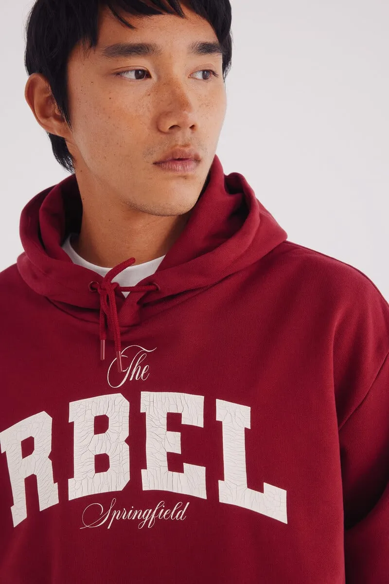 Rbel hooded sweatshirt