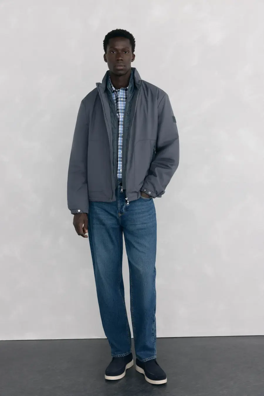 Jacket with removable lining