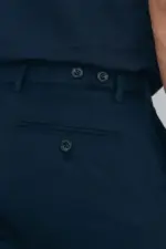 Slim-fit print chino pants